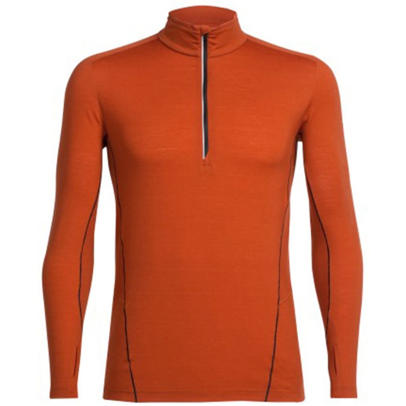 ICEBREAKER MENS FACTOR LS HALF ZIP