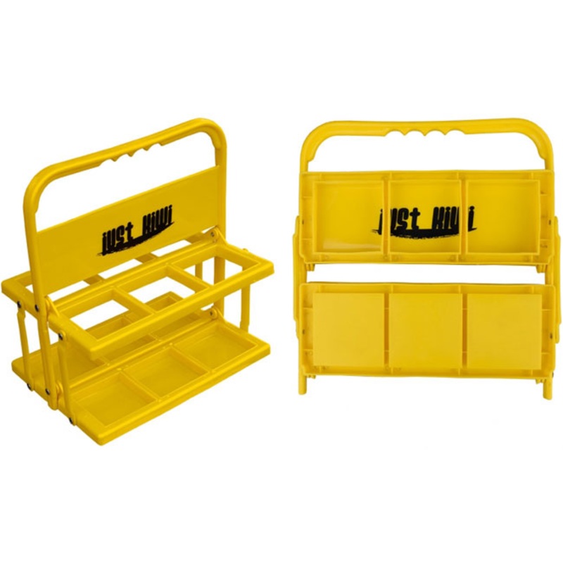 PLASTIC FOLDING 6 BOTTLE DRINK CARRIER