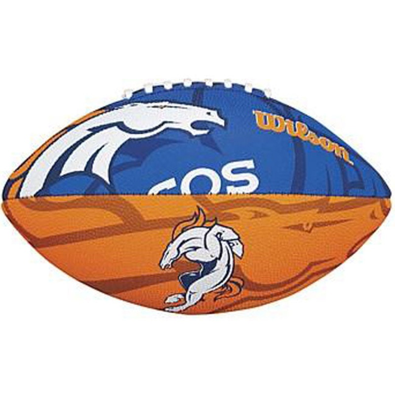 WILSON NFL THROWBACK TEAM BALL BRONCOS