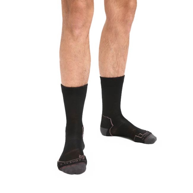 Icebreaker Men’s Hike+ Light Cushion Crew Socks