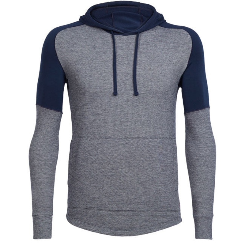 ICEBREAKER MEN’S MOMENT LONG SLEEVE HOOD