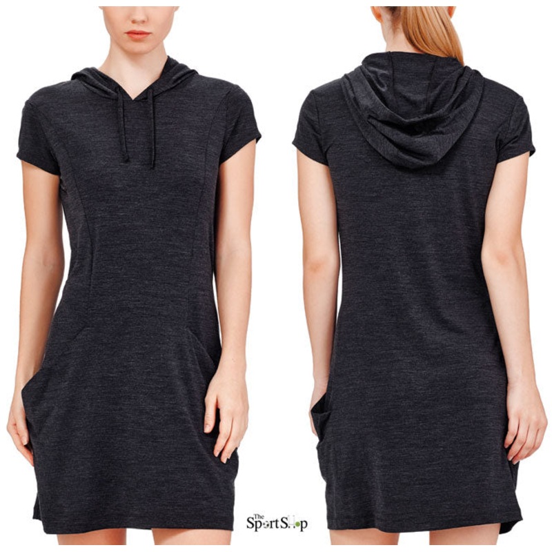 ICEBREAKER WOMEN YANNI COOL HOODED DRESS