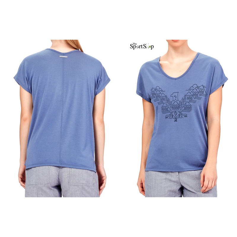 ICEBREAKER WOMENS ARIA V NECK TEE