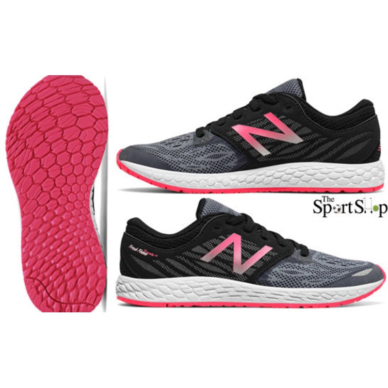 NEW BALANCE JUNIOR ZANTE SHOE|BLK/PNK|3|4|5|6|7