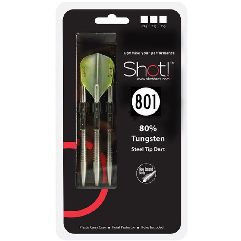 SHOT 801 SERIES 2 80% TUNGSTEN DART SET