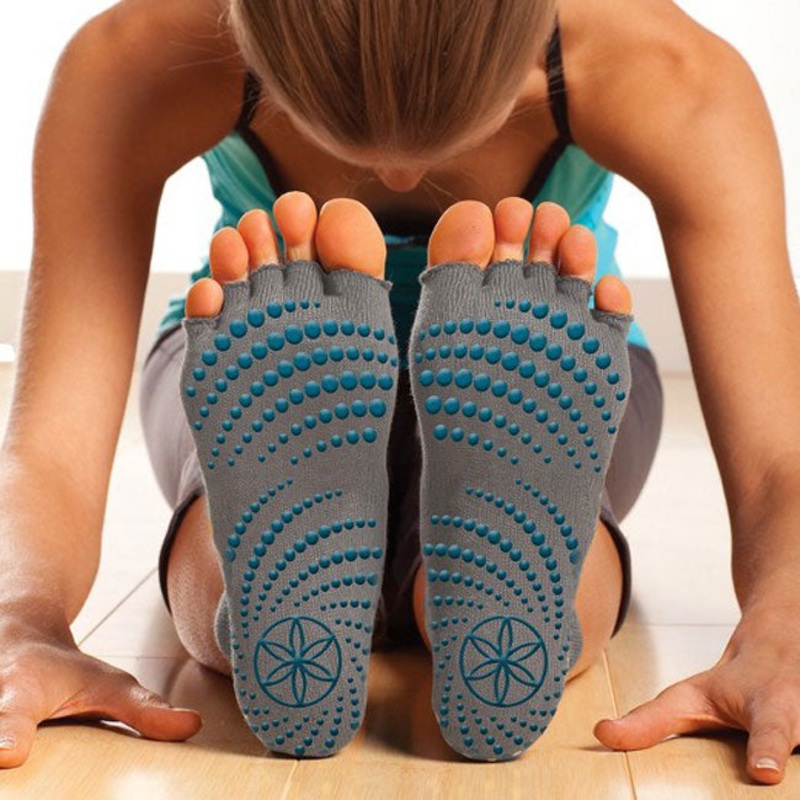 GAIAM TOELESS YOGA SOCKS|S/M