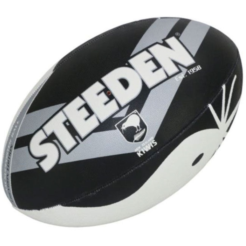 STEEDEN NZRL KIWIS SUPPORTERS RUGBY BALL