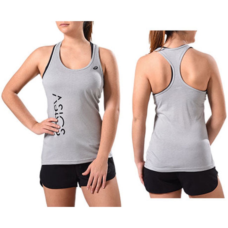 ASICE WOMEN’S GRAPHIC TANK|GRY|8|10|12|14