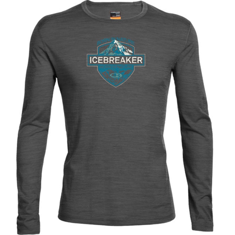 ICEBREAKER MEN’S OASIS LS CREWE CREST
