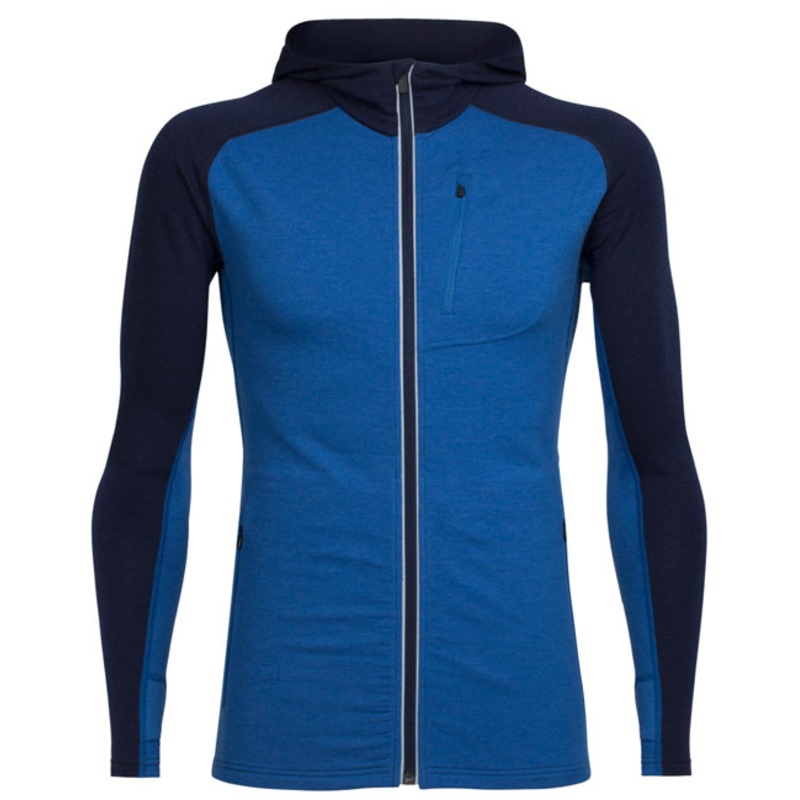 ICEBREAKER MEN’S QUANTUM LS ZIP HOOD