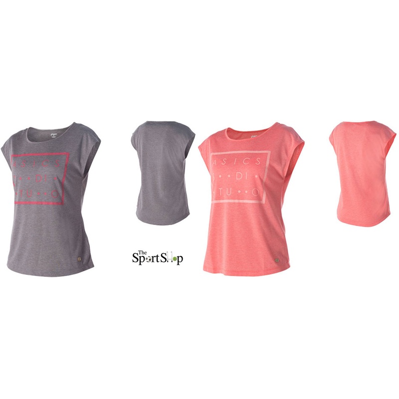 ASICS WOMEN’S GRAPHIC TEE|GRY|PEACH|10|12|14
