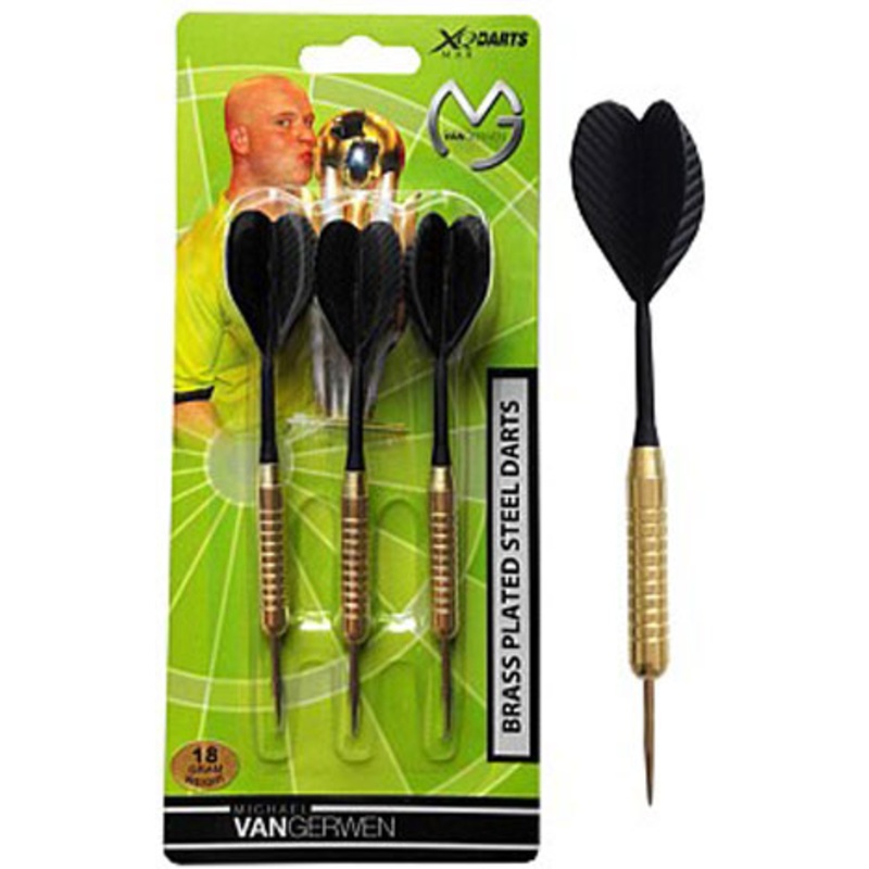 MAX DARTS VAN GERWEN BRASS PLATE SET