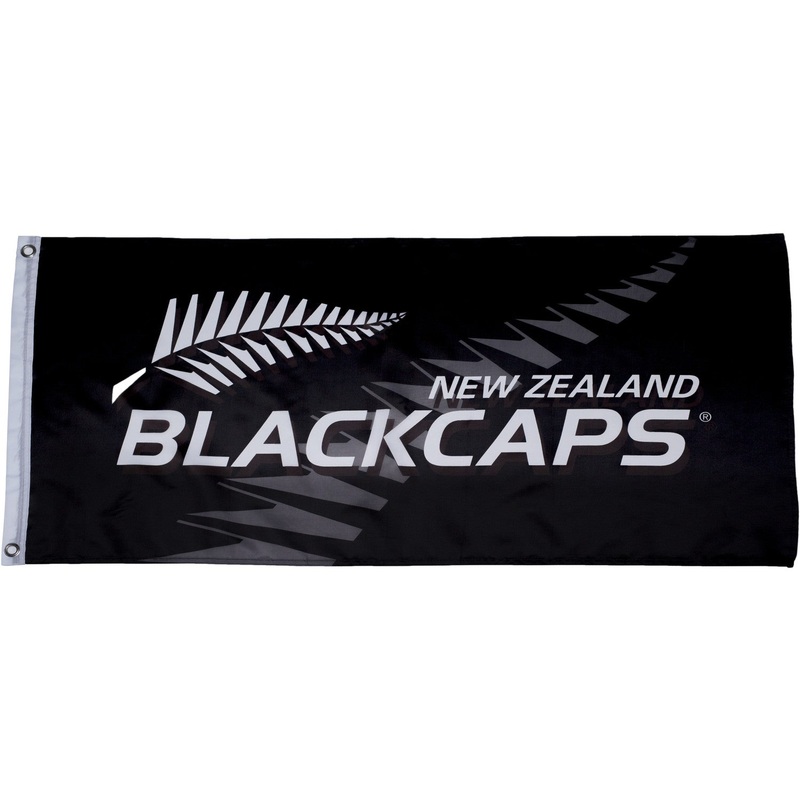 NZ BLACK CAPS SUPPORTERS BANNER FLAG