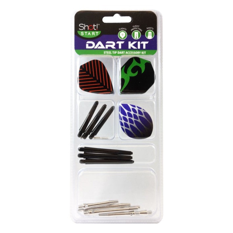 SHOT! STEEL TIP DART ACCESSORY KIT