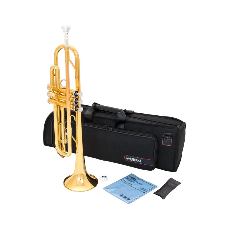 Yamaha Ytr2330 Student B Trumpet Outfit – Gold Lacquer