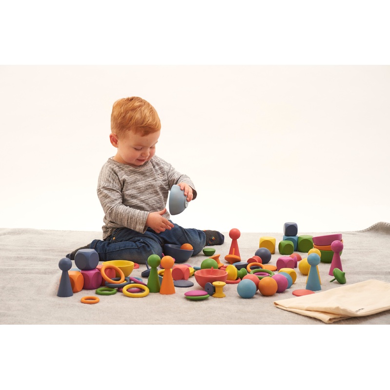 Rainbow Wooden Super Set