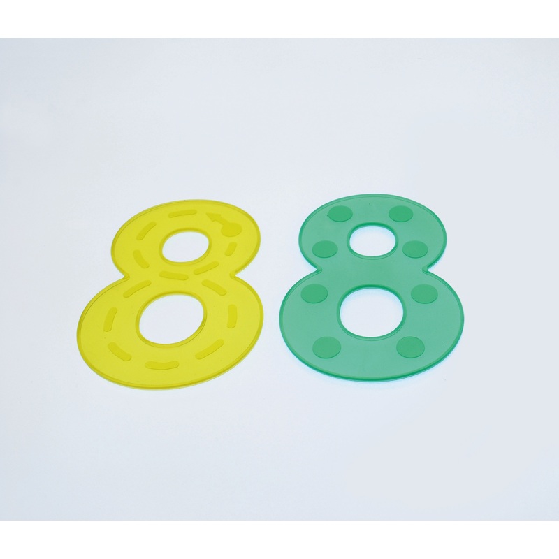 Silishapes Trace Numbers Yellow