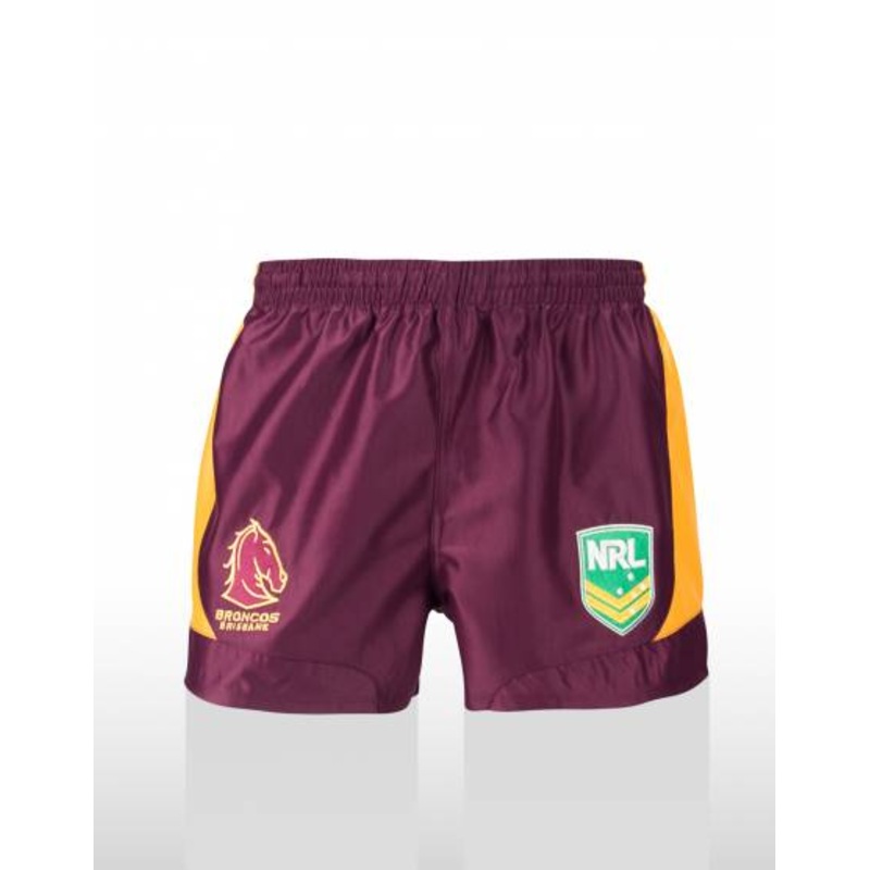 BRISBANE BRONCOS NRL SUPPORTER SHORTS