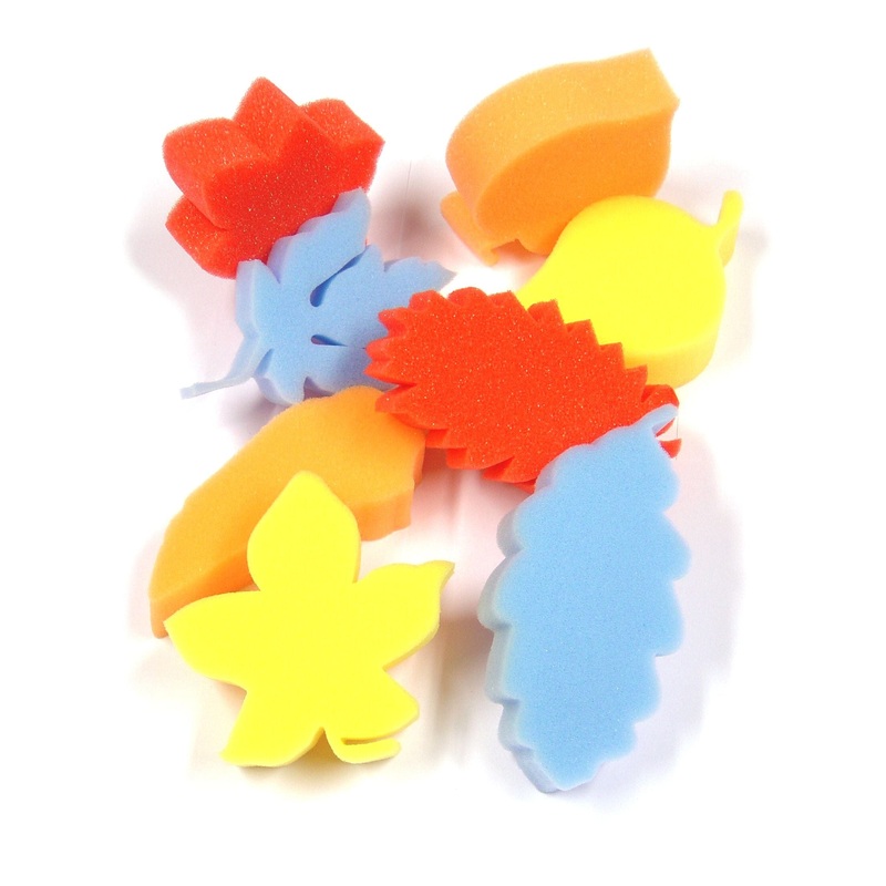 Foam Leaf Shapes pk 8