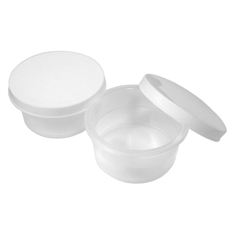 Plastic Pot & Lid pk 12
