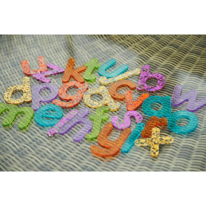 Rainbow Glitter Letters