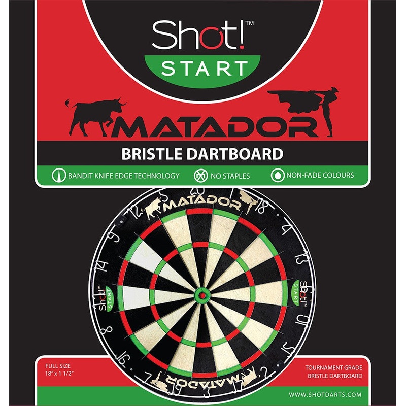 SHOT! START MATADOR DARTBOARD