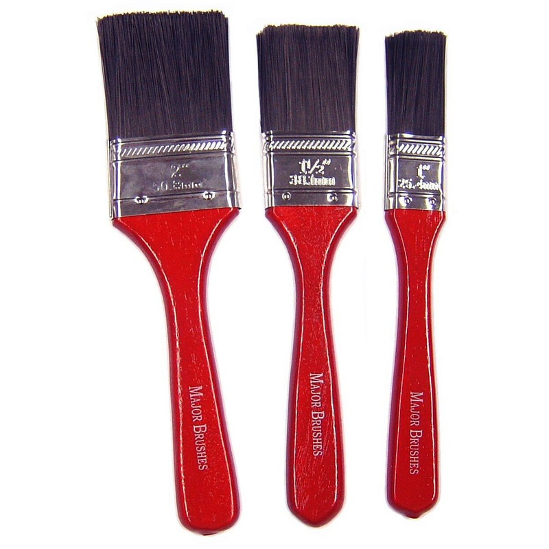 Varnish Brushes pk 3