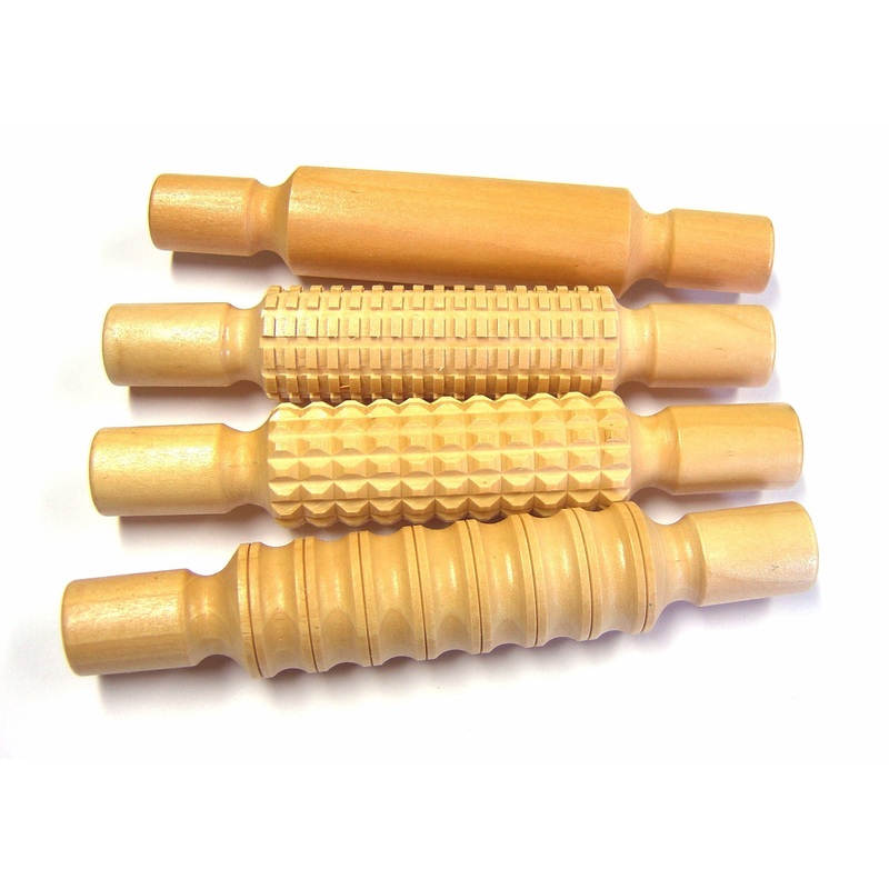Wooden Rolling Pins pk 4