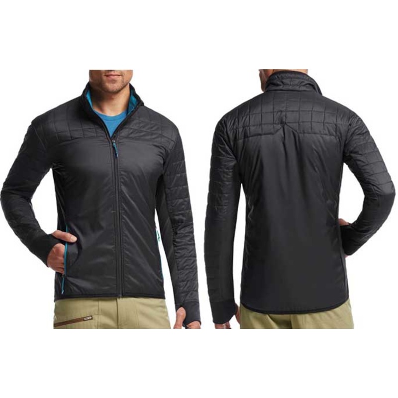 ICEBREAKER MEN’S HELIX ZIP MERINO LOFT