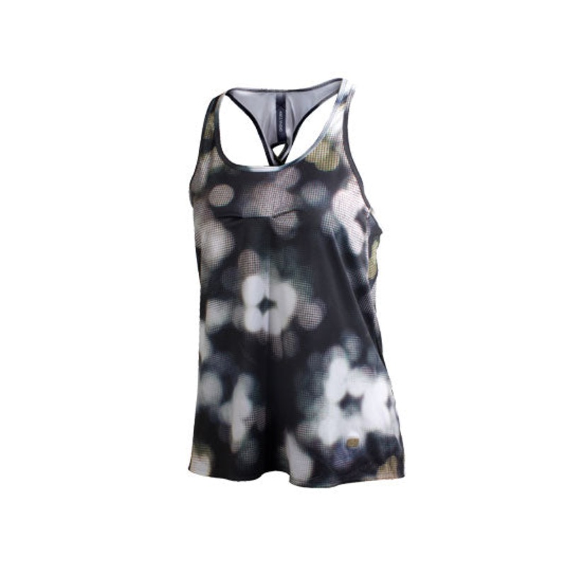 ASICS WOMENS TWIST TANK TOP NIGHT LIGHTS