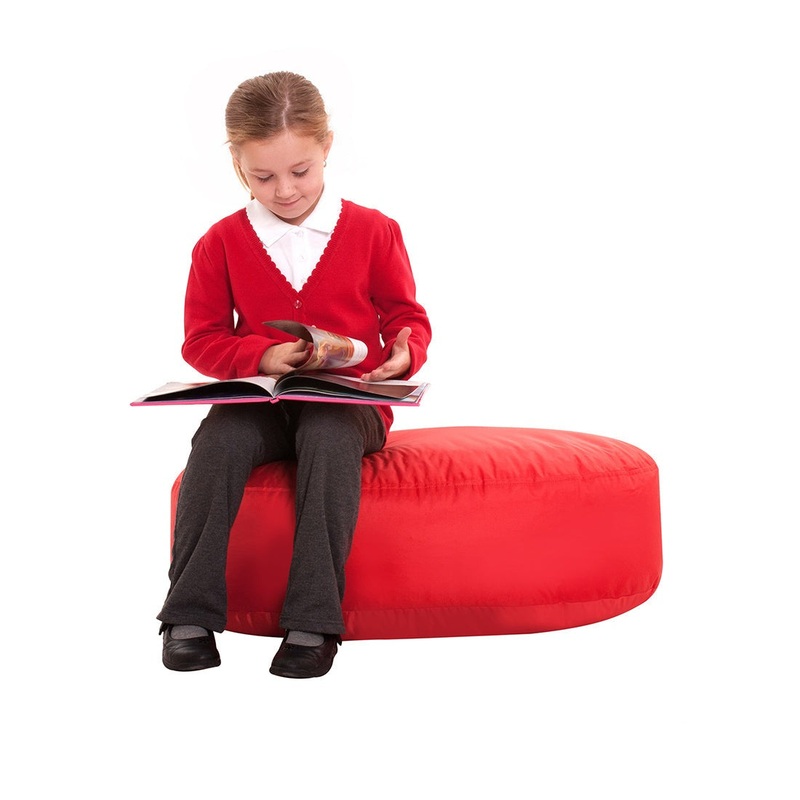 2-Seater Oval Bean Bag|Red|Lime|Blue