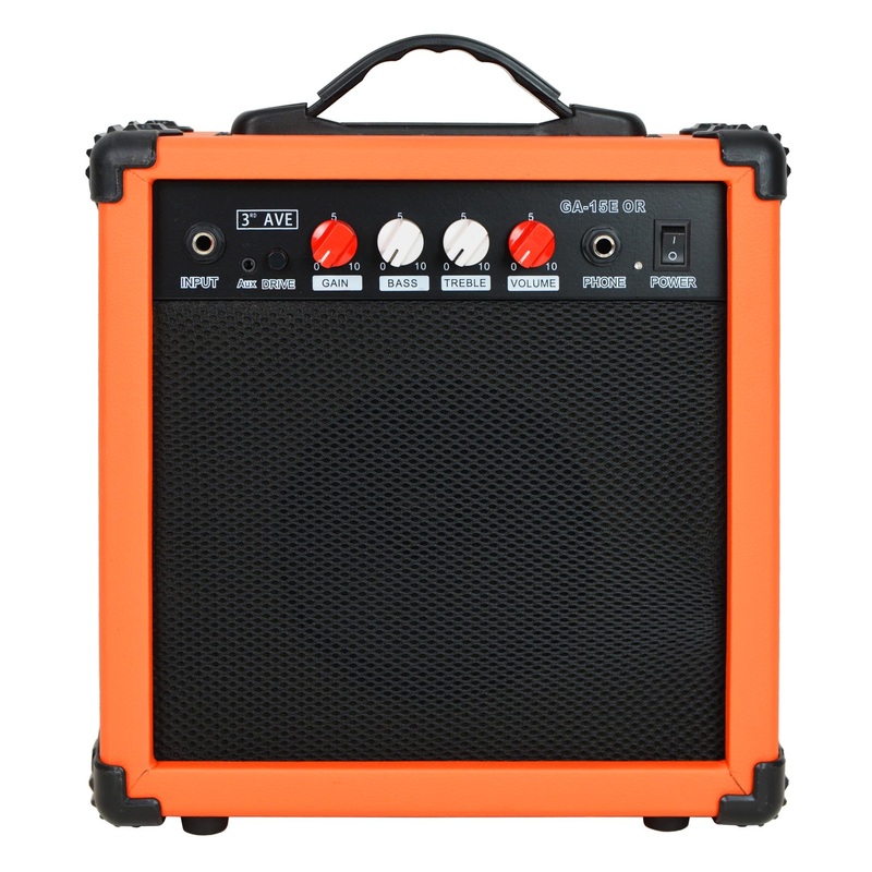 3rd Avenue 15W Electric Guitar Amplifier – Orange