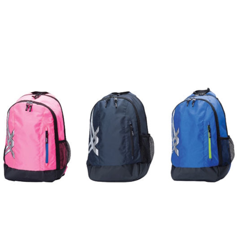 ASICS MEDIUM SIZED BACKBACK|BLK|NAV|BLU|PINK