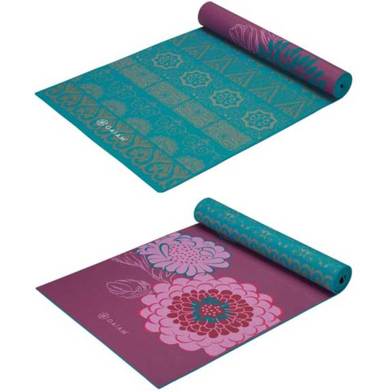 GAIAM KIKU REVERSIBLE YOGA MAT 5mm