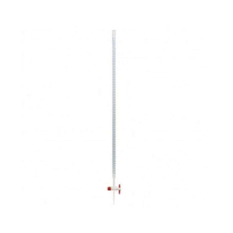 Burette, Borosilicate Glass, Class B, Straight Bore, PTFE Stopcock, 25ml (Each)