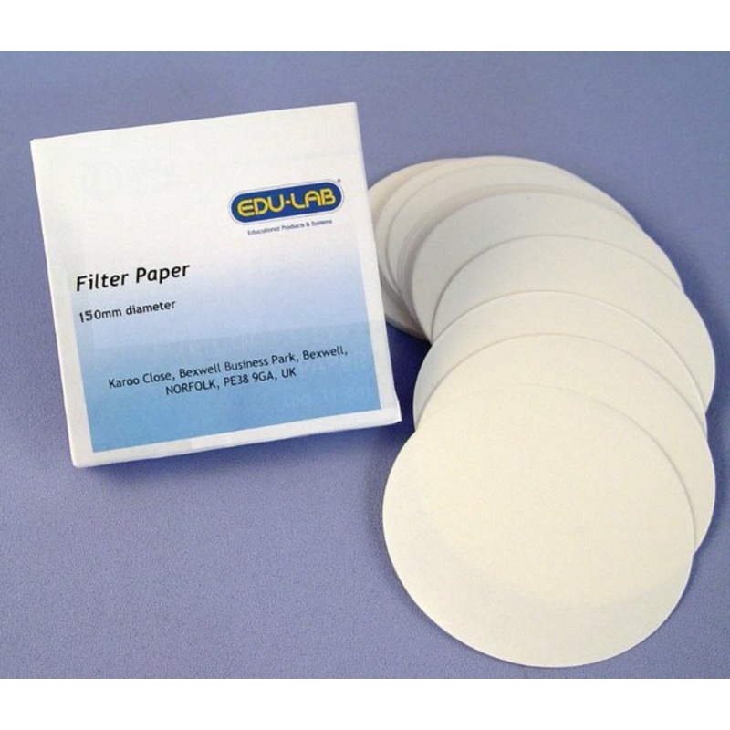 Filter Paper, Circles, 15cm dia (Pack 100)