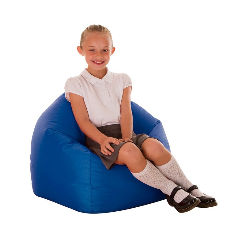 Primary Bean Bag Chair|Blue|Light Grey|Lime|Ochre|Purple|Red|Teal