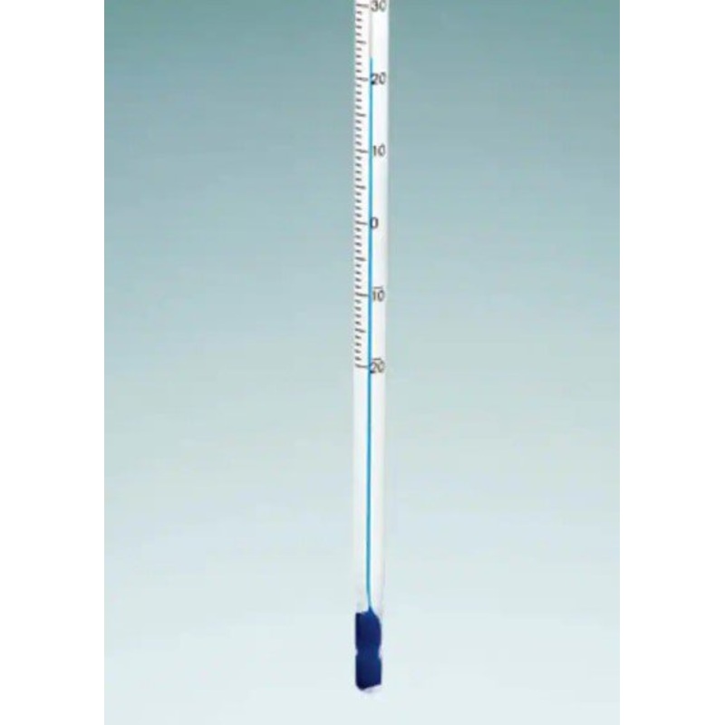 305Mm White Back Green Spirit Lab Thermometer -10/110C X 1.0C Total Immersion Named Eco-Therm By Brannan Made In Uk (Each)