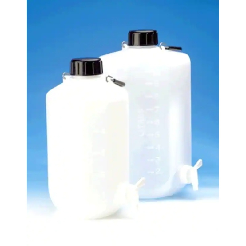Aspirator, Hexagonal,Polythene with replaceable PP Tap 5L  (Each)