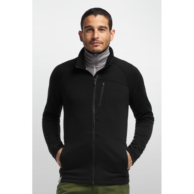 ICEBREAKER MEN SIERRA LONG SLEEVE ZIP