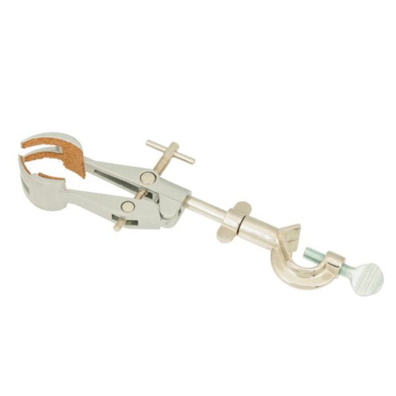 Retort Clamp with Bosshead, Cork Jaws (Each)