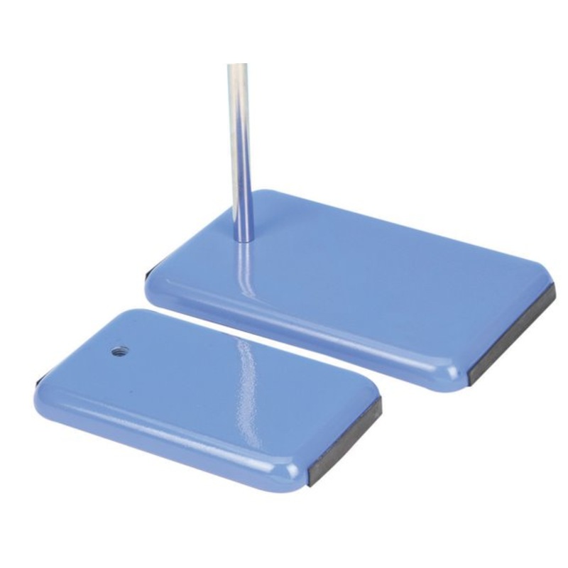Retort Stand Base, Heavy Duty, Corrosion Resistant Steel, 200x125mm   (Each)
