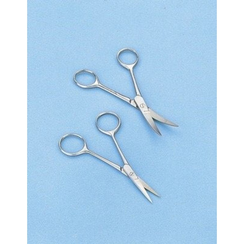 Scissors, Stainless Steel, Open Shank, Fine Point, 130mm (Each)