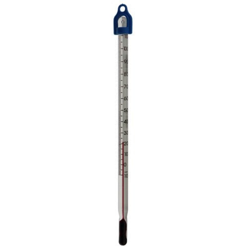 Thermometer,155mm, Total Immersion, Red Spirit, -10/110C  (Each)