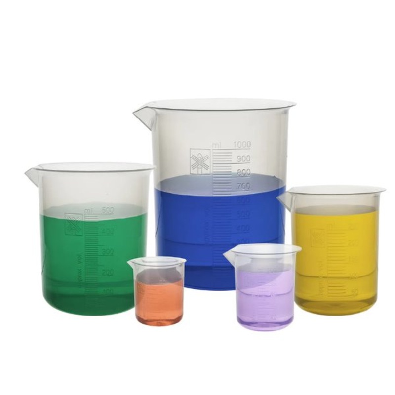 Beaker Polyprop Set of 5 (50,100,250,500,1000ml) (Each)