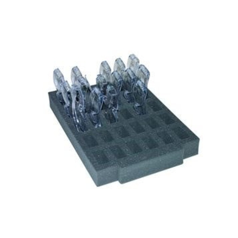 Gratnell Tray Insert, Foam, 30 Safety Glasses EACH