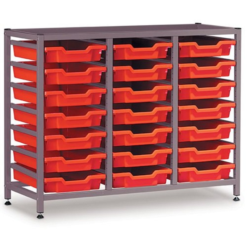 Gratnells, Low Treble Frame, Grey, 825mm Height  (Each)