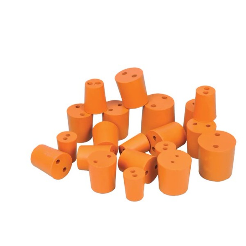 Rubber Stopper 2 Hole (Mixed Bag of 50)