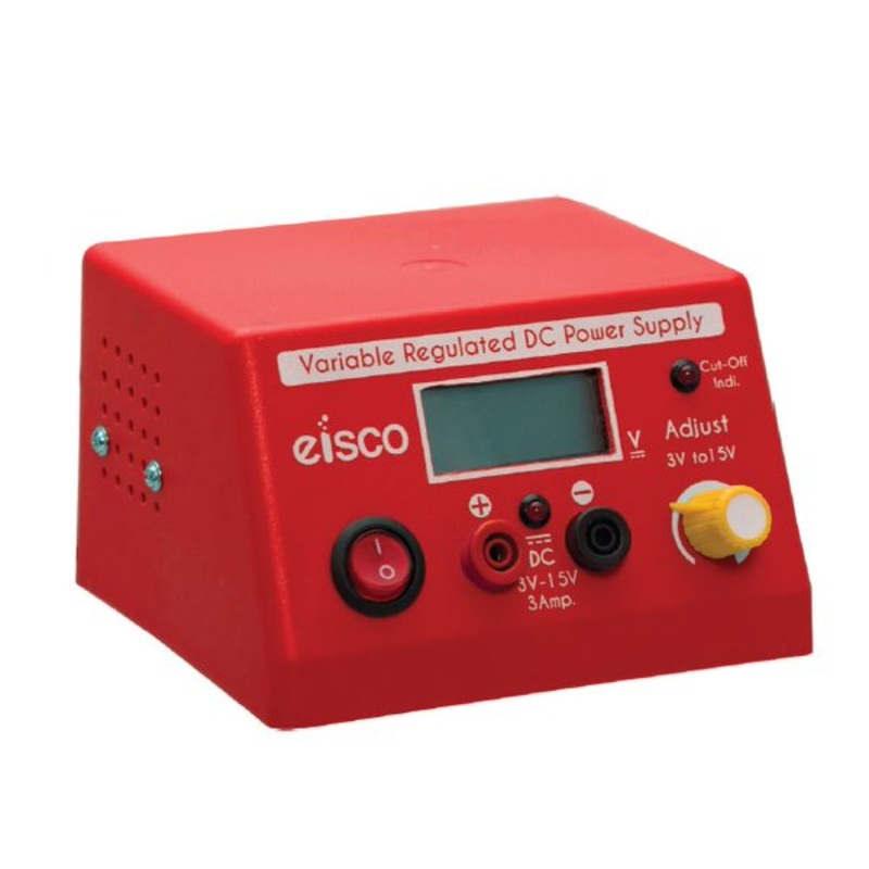 Eisco Regulated DC power Supply 3-12V/2.5A Digital (Each)