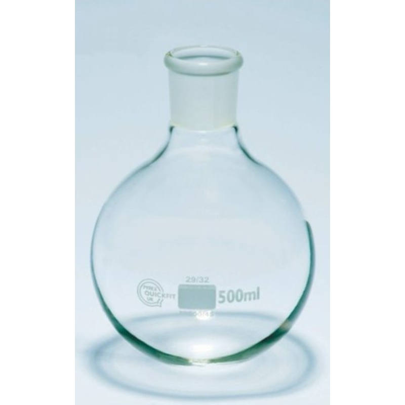 Flask R.B. Short Neck 100ml 24/29 Socket (Each)